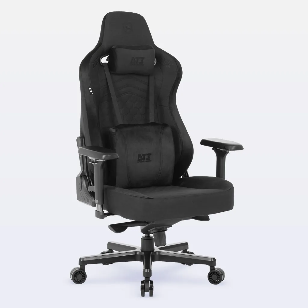 Cadeira DT3 Gamer Ergonômica Rhino All Black (tecido) 14666-3