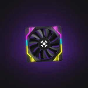 Cooler Fan Fortrek Frosty Rainbow 120mm Preto 83900