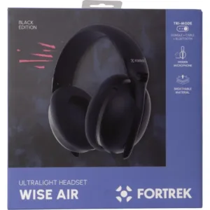 Headset Fortrek Wise Air Wireless Preto 84980