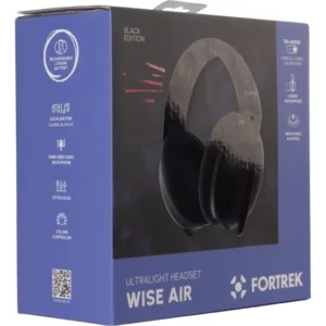 Headset Fortrek Wise Air Wireless Preto 84980