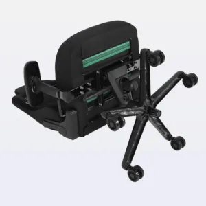 Cadeira DT3 Gamer Ergonômica Rhino All Black (tecido) 14666-3