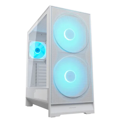 Gabinete Gamer Cougar Airface 180 Branco com 3 Fans RGB CGR-5VA4W-RGB