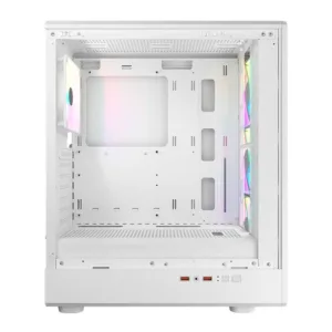 Gabinete Gamer Cougar Airface Pure RGB Mid Tower com Lateral em Vidro e 3 Fans Branco 382GA50.0002
