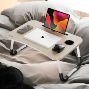 Mesa para Notebook Fortrek Portátil Lapdesk com Gaveta Embutida Madeira