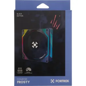 Cooler Fan Fortrek Frosty Rainbow 120mm Preto 83900