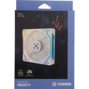 Cooler Fan Fortrek Frosty Rainbow 120mm Branco 83901