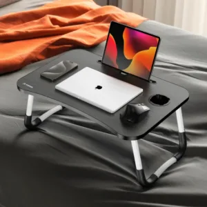 Mesa para Notebook Portátil Fortrek Lapdesk com Gaveta Embutida Preta