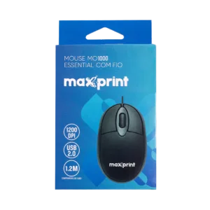 Mouse Maxprint MO1000 Essential com fio 1200 DPI