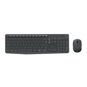 Kit Teclado e Mouse Sem Fio Logitech MK235