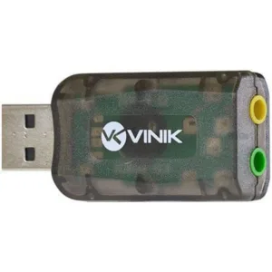 Adaptador de som USB 5.1 Canais Virtual AUSB51 - Vinik