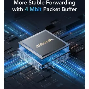 Switch Cudy HS105 5 Portas 2.5 Gigabit Unmanaged Metal para Redes de Alta Velocidade