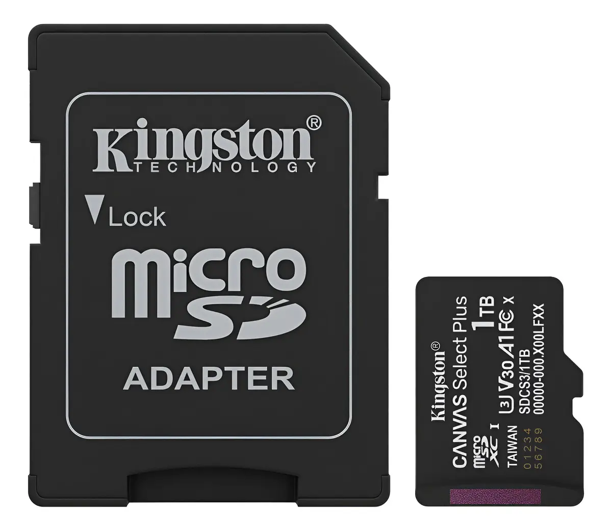 Cartão de Memória MicroSD Kingston Canvas Select Plus Gen3 1TB 150MB/s SDCS3/1TB