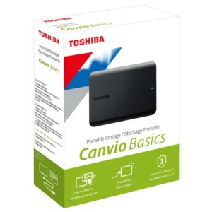 HD Externo Toshiba Canvio Basics 4TB USB 3.0 Portátil Preto HDTB540XK3CA
