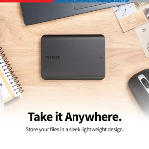 HD Externo Toshiba Canvio Basics 1TB USB 3.0 Portátil Preto HDTB510XK3AA