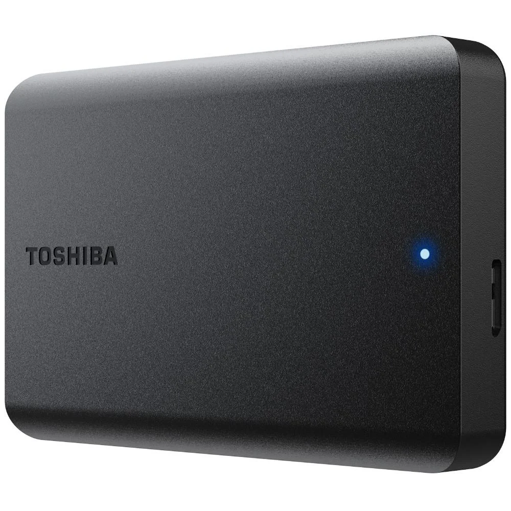 HD Externo Toshiba Canvio Basics 1TB USB 3.0 Portátil Preto HDTB510XK3AA