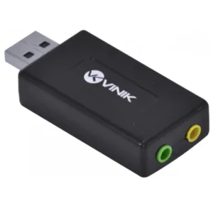 Adaptador de Som USB Vinik 7.1 Canais Virtual AUSB71