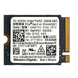 SSD WD SN530 256GB M.2 NVMe PCIe Gen3 x4 2230