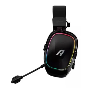 Headset Gamer Aplus Sem Fio Atis PRO RGB (2.4Ghz e Bluetooth) AHW200 Almofada em Tecido Driver 50mm