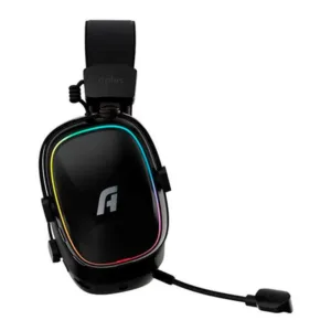 Headset Gamer Aplus Sem Fio Atis PRO RGB (2.4Ghz e Bluetooth) AHW200 Almofada em Tecido Driver 50mm