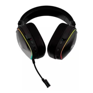 Headset Gamer Aplus Sem Fio Atis PRO RGB (2.4Ghz e Bluetooth) AHW200 Almofada em Tecido Driver 50mm