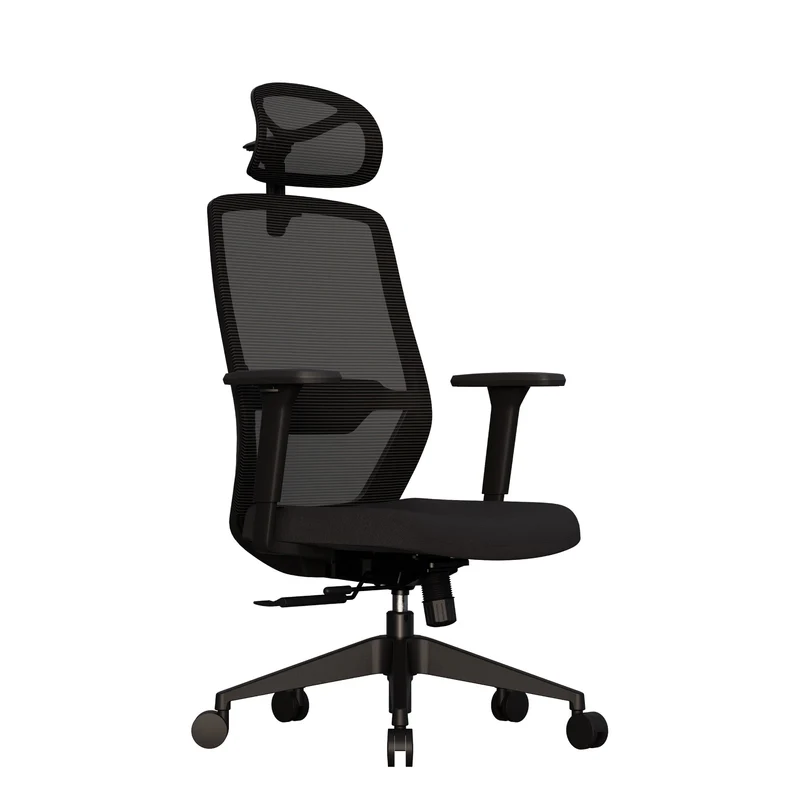 Cadeira Elements Ergonômica Preto Serena