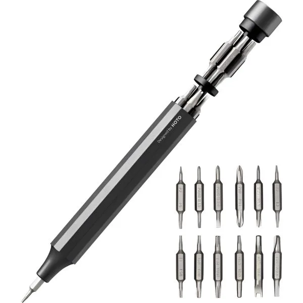Kit de Chaves de Precisão HOTO 24 em 1 Manual Corpo em Alumínio com 24 Bits Profissionais QWLSD004