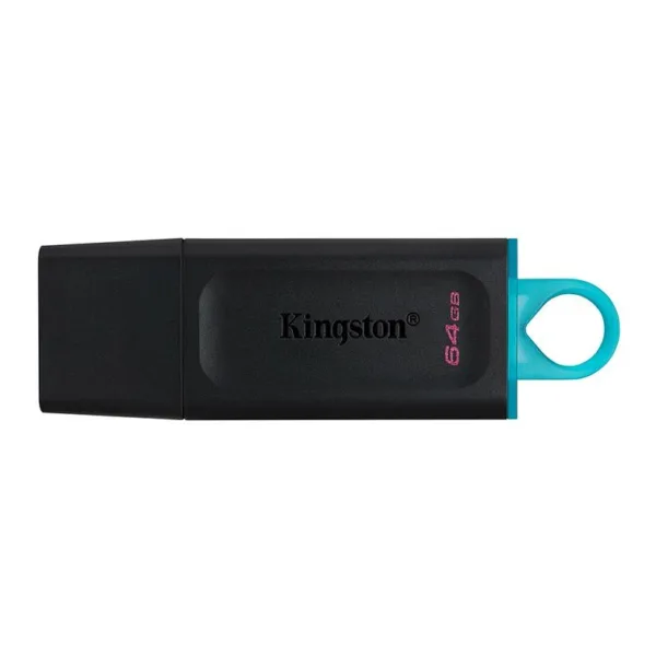 Pen Drive Kingston DataTraveler Exodia 64GB USB 3.2 Preto e Azul DTX/64GB
