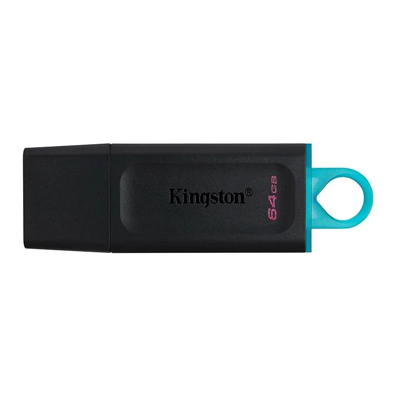 Pen Drive Kingston DataTraveler Exodia 64GB USB 3.2 Preto e Azul DTX/64GB
