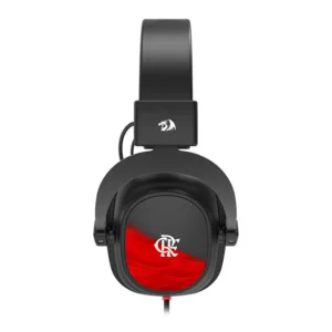 Headset Gamer Redragon Flamengo Vulture FL530 Driver 53mm Multiplataforma Preto e Vermelho FL530