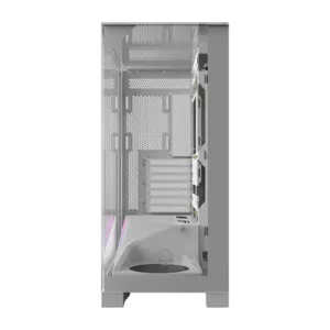 Gabinete Gamer Pcyes Forcefield Dome White Ghost Gffdwg