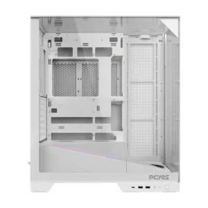 Gabinete Gamer Pcyes Forcefield Dome White Ghost Gffdwg