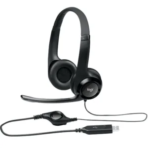 Fone de Ouvido Logitech H390 USB Preto 981-000014