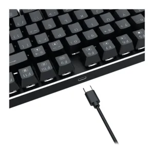 Teclado Gamer Devarajas RGB Preto Switch Marrom USB Tipo-C K556RGB (PT-BROWN) - Redragon