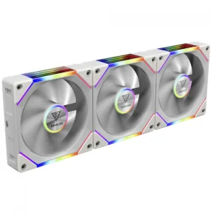Kit Fan Gamdias Aeolus P2-1203 WH 3x120mm Branco