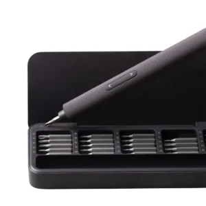 Kit Parafusadeira de Precisão Elétrica HOTO 25 em 1 Cinza com 25 Bits Profissionais QWLSD010