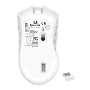 Mouse Gamer Redragon Cobra Pro RGB Wireless USB 10000 DPI Branco M711W-PRO