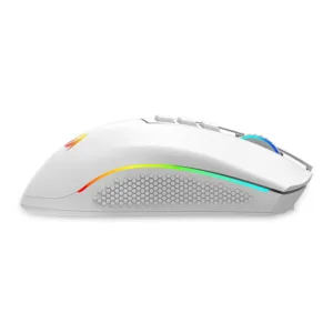 Mouse Gamer Redragon Cobra Pro RGB Wireless USB 10000 DPI Branco M711W-PRO