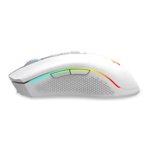 Mouse Gamer Redragon Cobra Pro RGB Wireless USB 10000 DPI Branco M711W-PRO