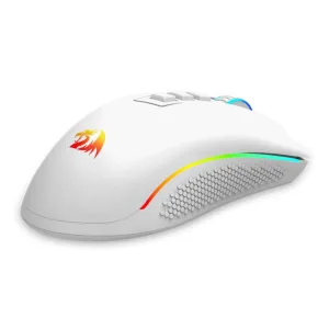 Mouse Gamer Redragon Cobra Pro RGB Wireless USB 10000 DPI Branco M711W-PRO