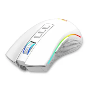 Mouse Gamer Redragon Cobra Pro RGB Wireless USB 10000 DPI Branco M711W-PRO