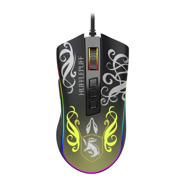Mouse Gamer Redragon x Harry Potter Lufa-Lufa: Edição Mágica Cobra RGB Chroma 12400 DPI HP-711H