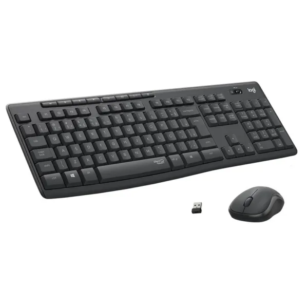 Combo Teclado e Mouse Sem Fio Logitech MK295 Silent Touch ABNT2 920-009793