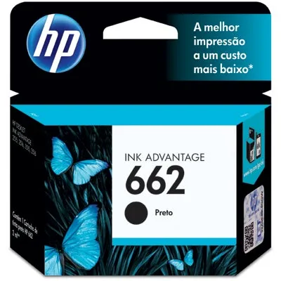 Cartucho 662 Preto CZ103AB - HP