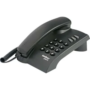 Telefone de Mesa Pleno c/Chave Preto - Intelbras