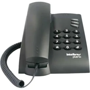 Telefone de Mesa Pleno c/Chave Preto - Intelbras