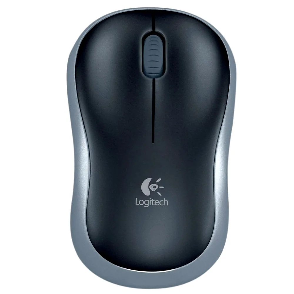 Mouse Sem Fio Logitech M185 Cinza