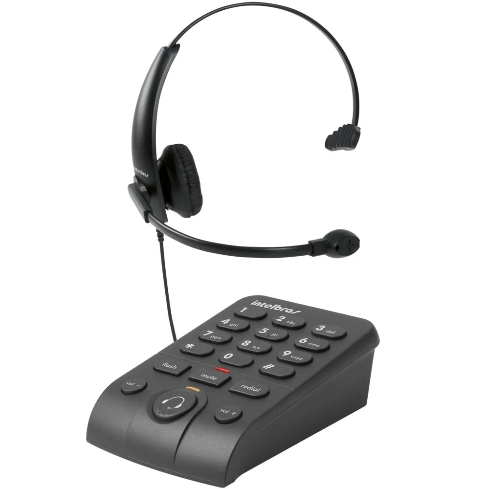 Telefone Headset com Base Discadora HSB50 - Intelbras