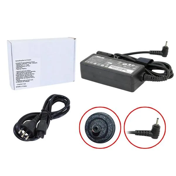 Fonte para Notebook 19V 2.1A compativel com Asus 2.3mm*0.7mm FT0024 - OEM