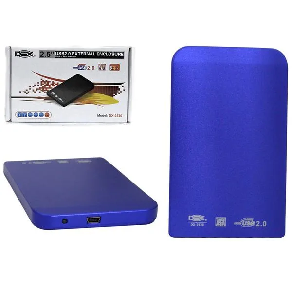 Case USB 2.0 Azul 2,5 DX-2520 CS0030 - Dex