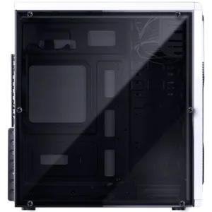 Gabinete Mid Tower VX Gaming Guardian Branco Full Window 02 Fan Frotal 120mm 26014 GRDBCOAZ2FCA - Vinik